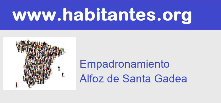 Cita Previa Certificado empadronamiento  Alfoz de Santa Gadea