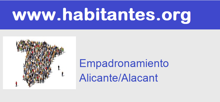 Cita Previa Certificado empadronamiento  Alicante/Alacant