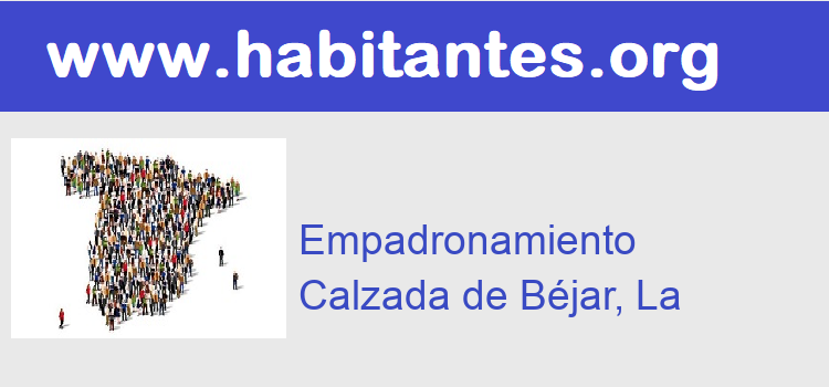 Cita Previa Certificado empadronamiento  Calzada de Béjar, La