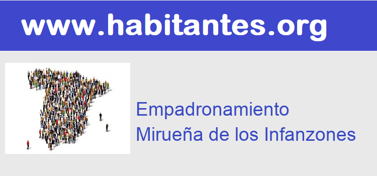 Cita Previa Certificado empadronamiento  Mirueña de los Infanzones
