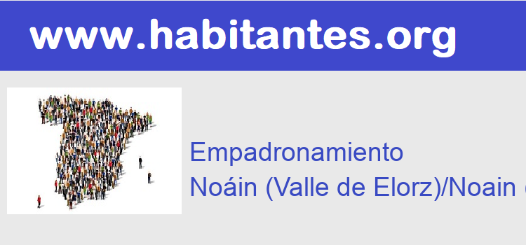 Cita Previa Certificado empadronamiento  Noáin (Valle de Elorz)/Noain (Elortzibar)