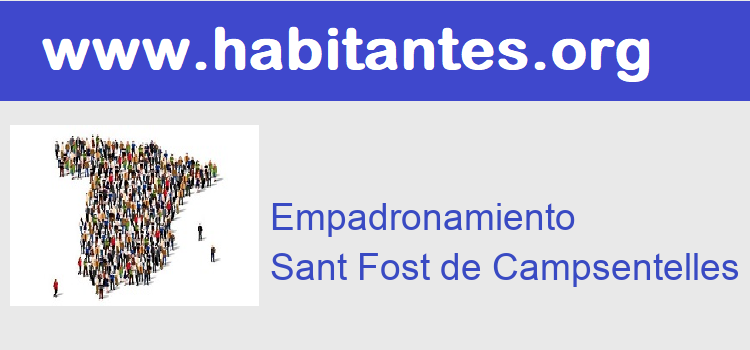 Cita Previa Certificado empadronamiento  Sant Fost de Campsentelles