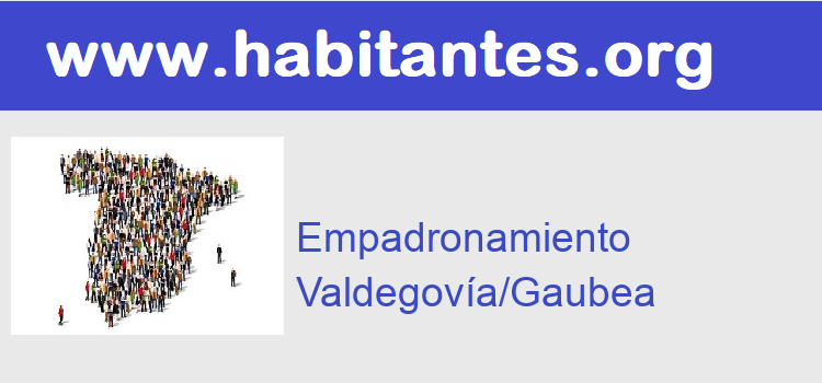 Cita Previa Certificado empadronamiento  Valdegovía/Gaubea